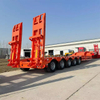 Bulk Price Transporting Cars 35 Tons 40 Ton 3 Axle Gooseneck Flatbed Lowbed Trailer for Sale