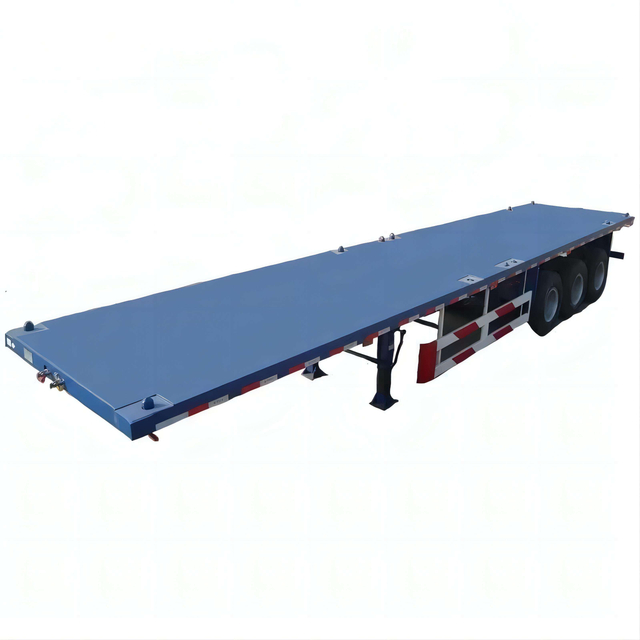 Dangerous Goods Bulk Dangerous Caroges Transportation Skeleton Truck Flatbed Truck Semi Trailer
