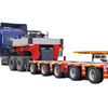 Extendable Gooseneck 200 Tons Multi Axle Flatbed Hydraulic Modular Semi Trailer