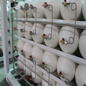 High Capacity CNG Ground Cascade Storage Industrial Gas Storage Skid