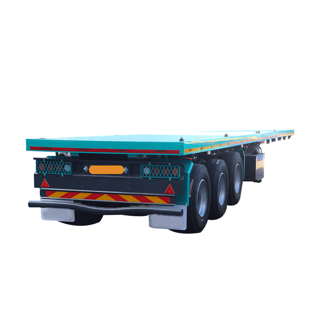 20ft 40ft 45 Feet Skeleton Car Container Transport Chassis Flatbed Trailer Truck