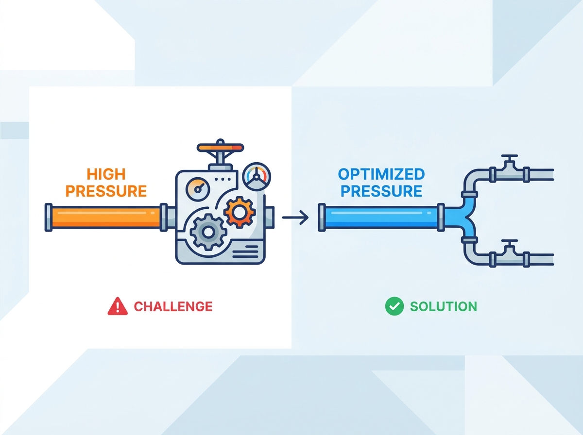 Gas Pipeline Pressure Regulation Station Infrastructure