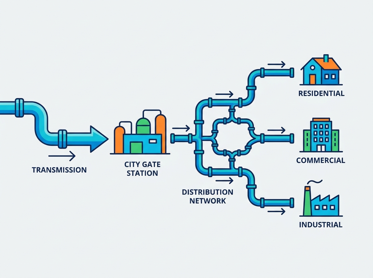 Natural Gas Distribution System Infrastructure