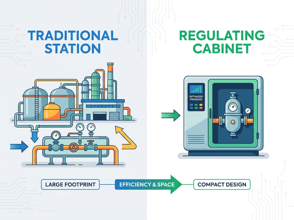 Gas Pressure Regulating Cabinet